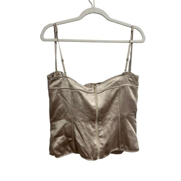 House OF CB Sweetheart Neck Bustier Top Women's Chantal Sand Size Large - Picture 7 of 13